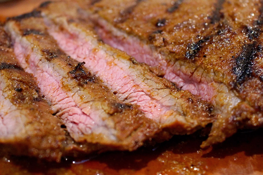 Flanksteak Sous Vide ger dig ett mycket mört kött.